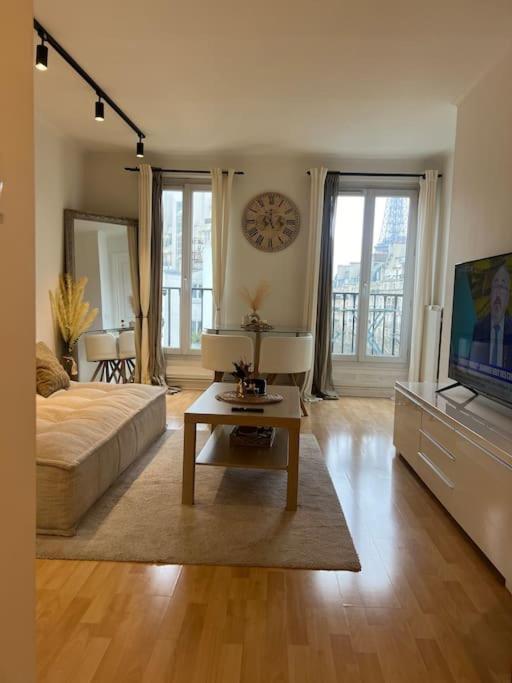 Appartement Paris Vue Tour Eiffel Trocadero Kültér fotó