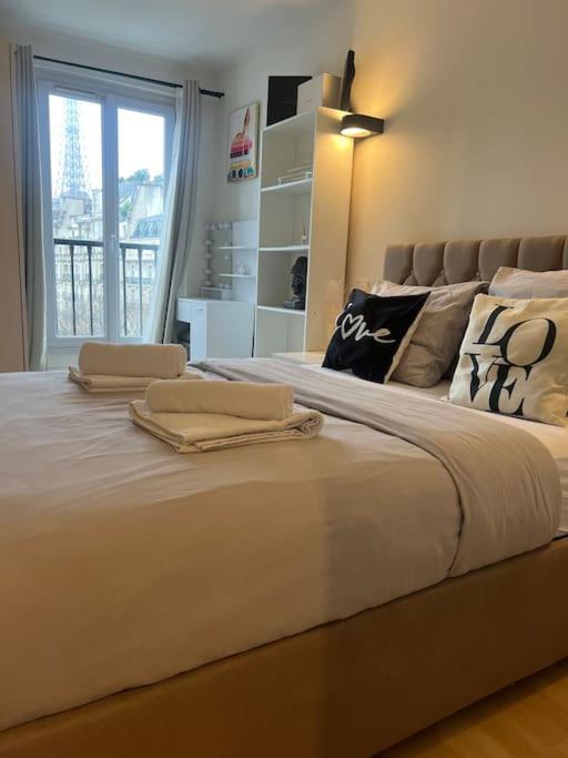 Appartement Paris Vue Tour Eiffel Trocadero Kültér fotó