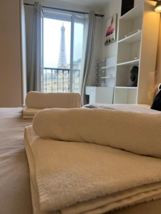 Appartement Paris Vue Tour Eiffel Trocadero Kültér fotó