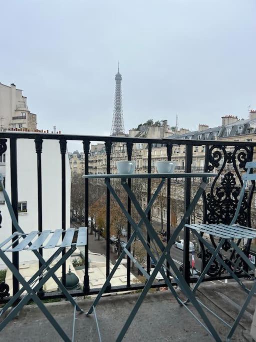 Appartement Paris Vue Tour Eiffel Trocadero Kültér fotó